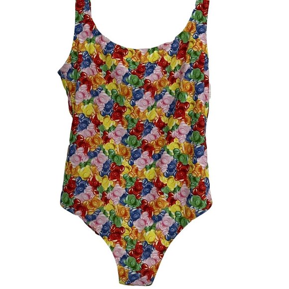 MOSCHINO Gummy Bear One-Piece Swimsuit IT 3 / US Medium 36 NWT - Picture 1 of 13